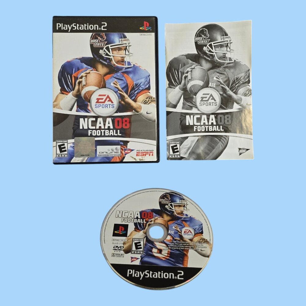 NCAA Football 08 (Sony PlayStation 2, PS2, 2007) Complete CIB